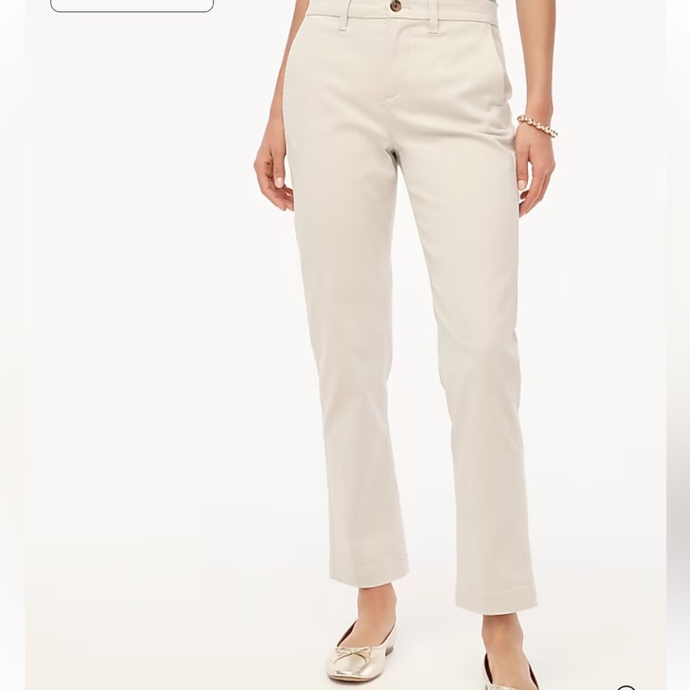 J. Crew Factory High-rise girlfriend chino pant